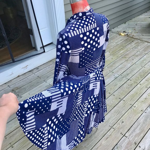 Pretty in Patchwork Full-Skirt Dress (VINTAGE) - Picture 4 of 13